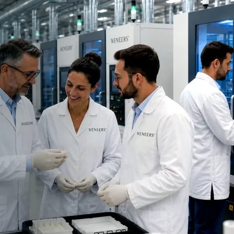 Facette dentaire Weneers en vitrocéramique hybride · technologie pelliculaire biomimétique